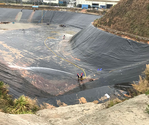 北流废水池清理